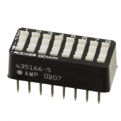 435470-2
SWITCH ROCKER DIP SPDT 25MA 24V | TE Connectivity | Переключатель