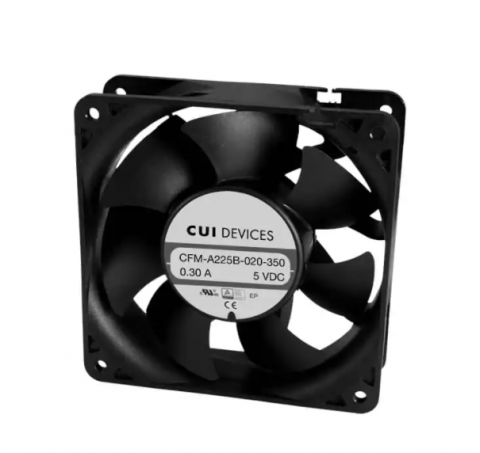 CFM-A225B-018-327
DC AXIAL FAN, 120 MM SQUARE, 25 | CUI Devices | Вентилятор