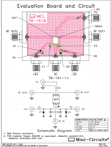 TB-161-1+ | Mini Circuits | Ответвитель