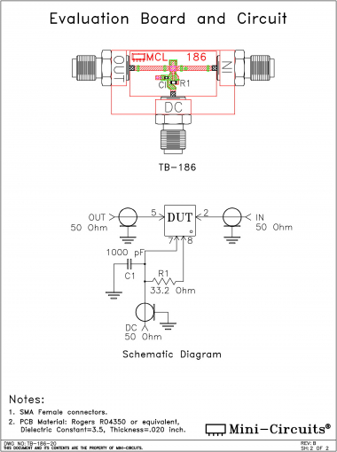 TB-186+ | Mini Circuits | Ответвитель