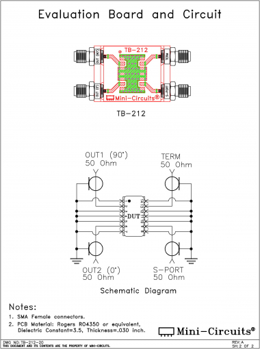 TB-212 | Mini Circuits | Ответвитель