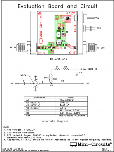 TB-408-33+ | Mini Circuits | Ответвитель