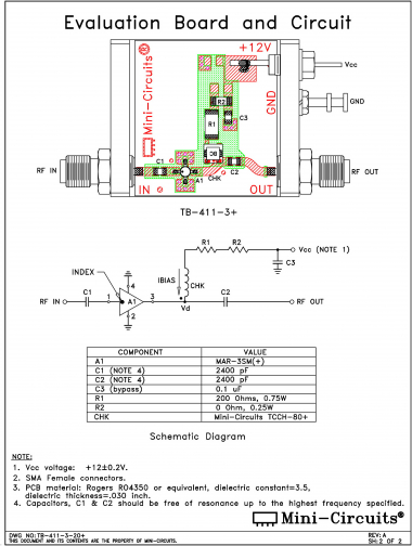 TB-411-3+ | Mini Circuits | Ответвитель