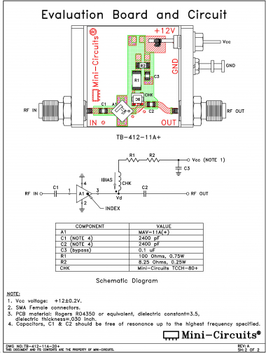 TB-412-11A+ | Mini Circuits | Ответвитель