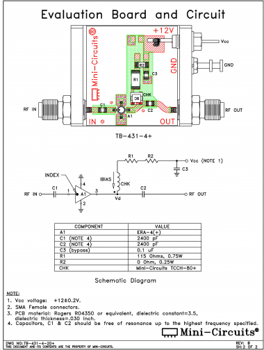 TB-431-4+ | Mini Circuits | Ответвитель