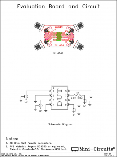 TB-434+ | Mini Circuits | Ответвитель