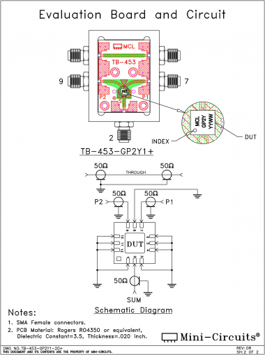 TB-453-GP2Y1+ | Mini Circuits | Ответвитель
