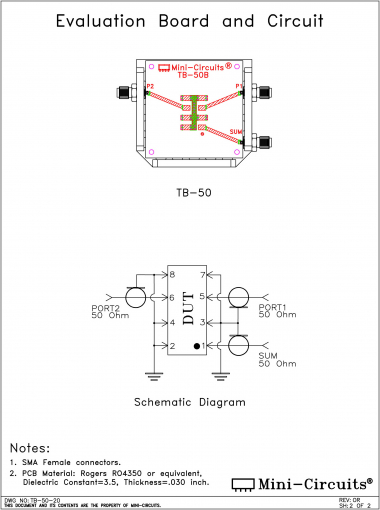 TB-50+ | Mini Circuits | Ответвитель