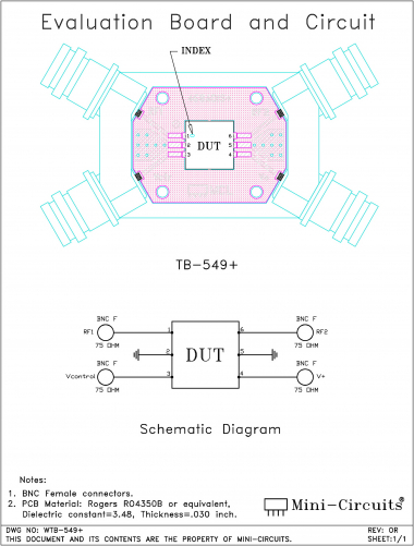 TB-549+ | Mini Circuits | Ответвитель