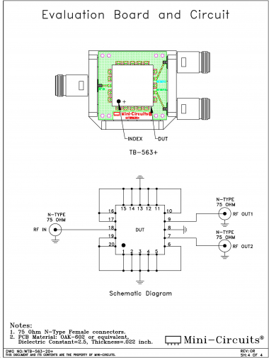 TB-563+ | Mini Circuits | Ответвитель
