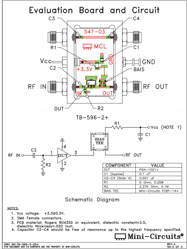 TB-596-2+ | Mini Circuits | Ответвитель
