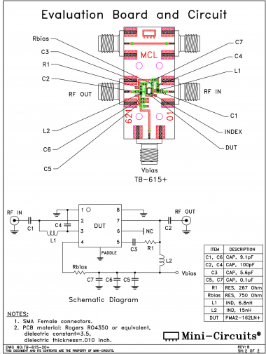 TB-615+ | Mini Circuits | Ответвитель