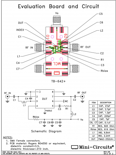 TB-642+ | Mini Circuits | Ответвитель