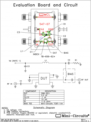 TB-656-62+ | Mini Circuits | Ответвитель
