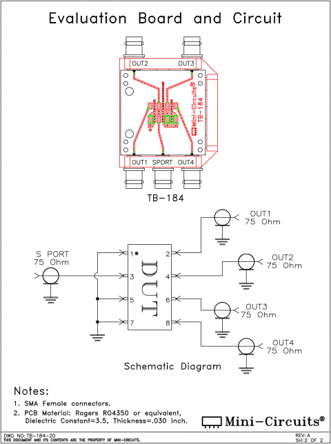 TB-184 | Mini Circuits | Ответвитель