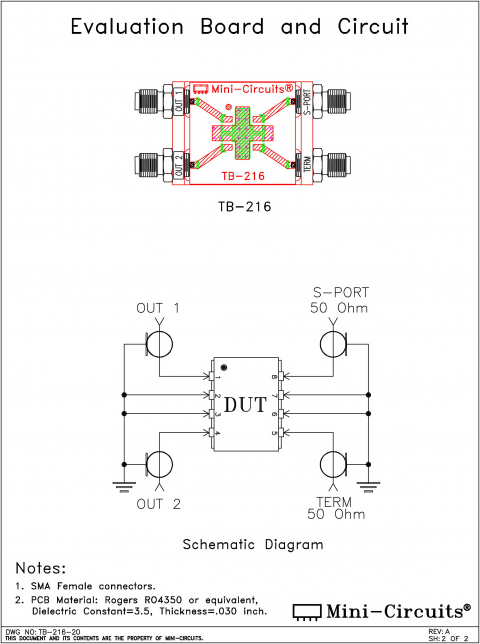 TB-216 | Mini Circuits | Ответвитель