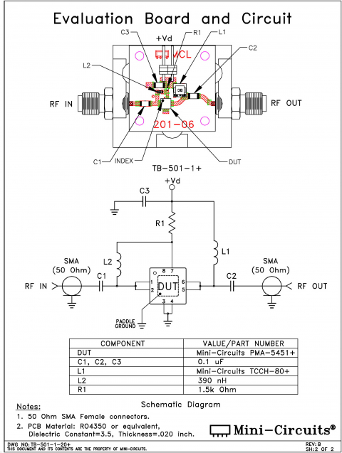 TB-501-2+ | Mini Circuits | Ответвитель