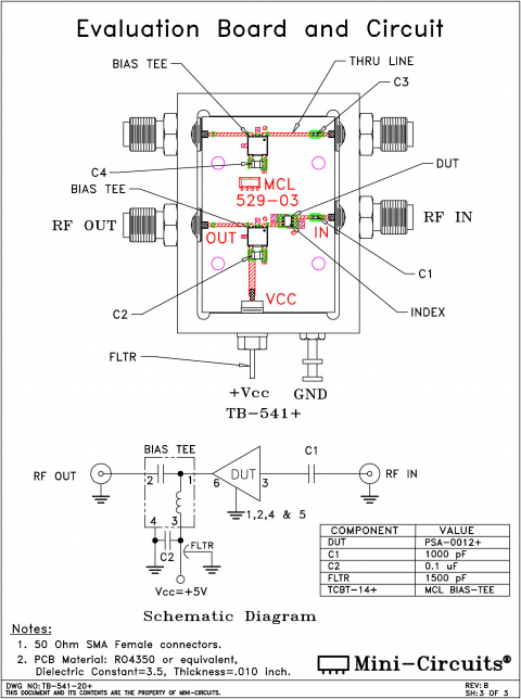 TB-541+ | Mini Circuits | Ответвитель